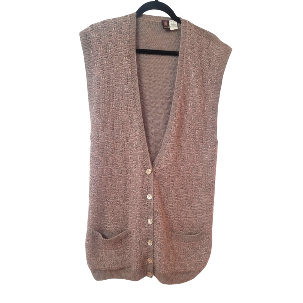 Anne Klein wool blend sweater vest